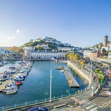 Elegant Fresh Spacious Two Bed Apartment - Juliet Balcony - Sea, Marina, Harbour Views, English Riviera Clock Tower Torquay Exterior foto